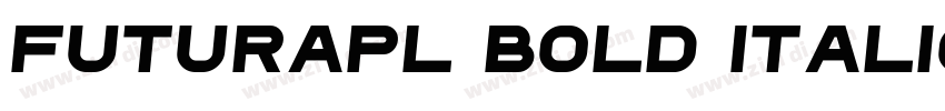 FuturaPL Bold Italic字体转换